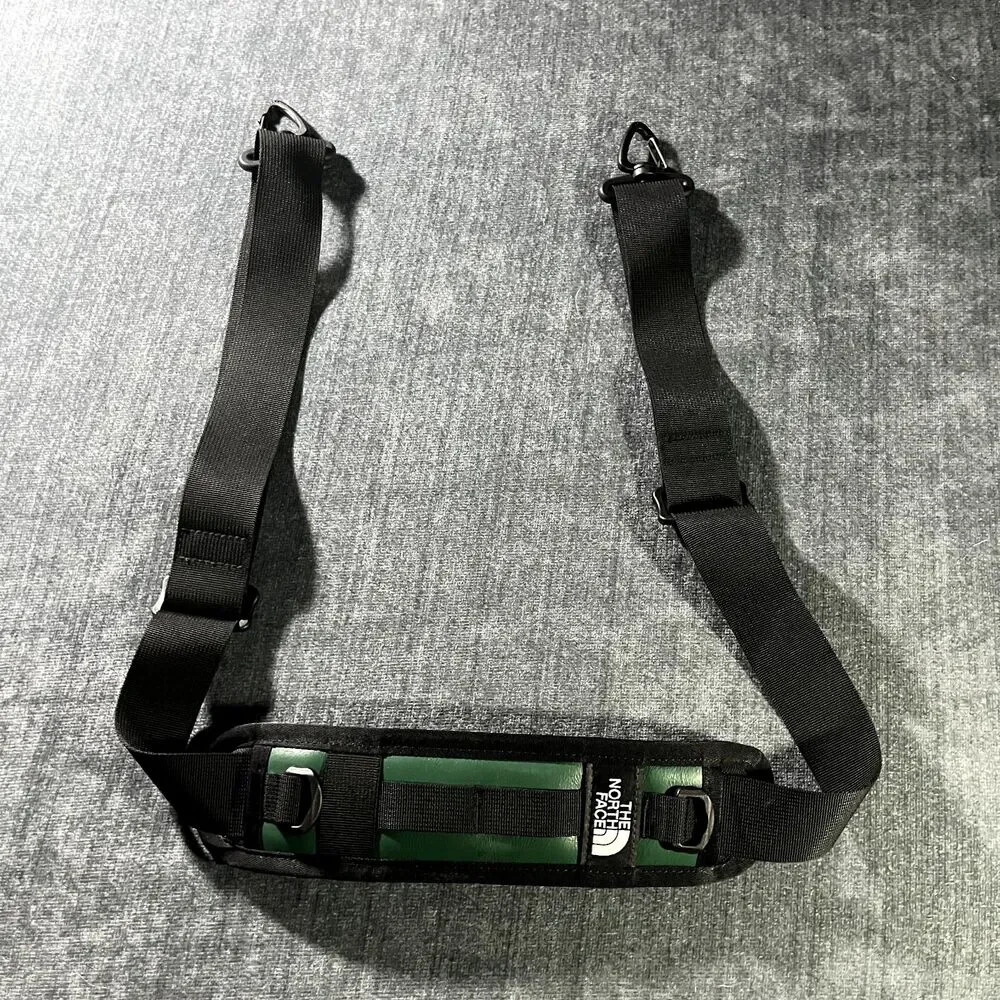 Supreme The North Face Leather Mountain Waist Bag Dark Green Shoulder Strap only
